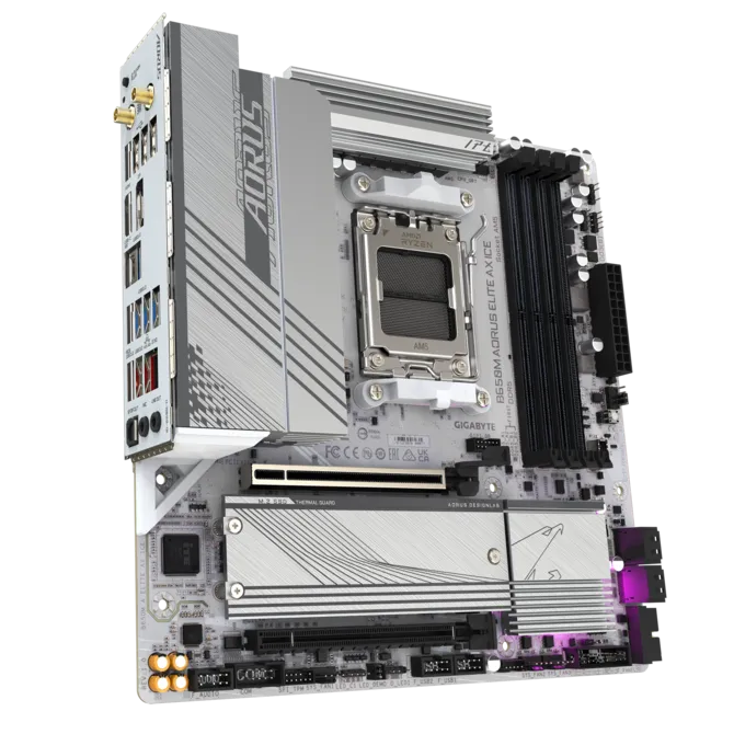 Gigabyte B650M AORUS ELITE AX ICE
